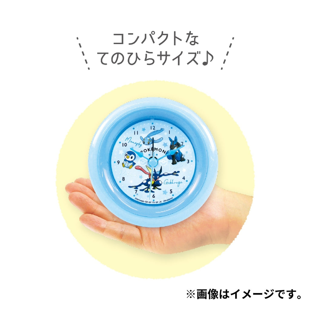 Round alarm clock colors/blue