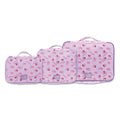 Minnie Mouse Travel Pouch 3 Piece Set Pastel Polka Dot