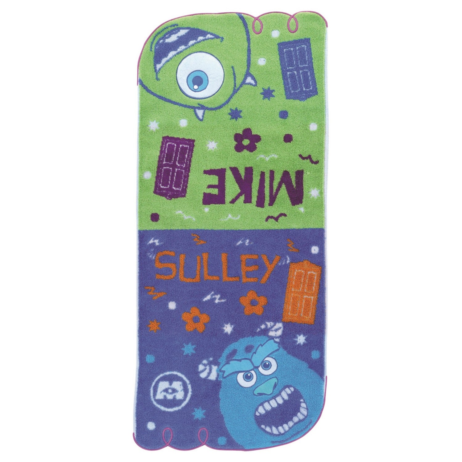 Monsters Inc. Face Towel Hyokkori Door
