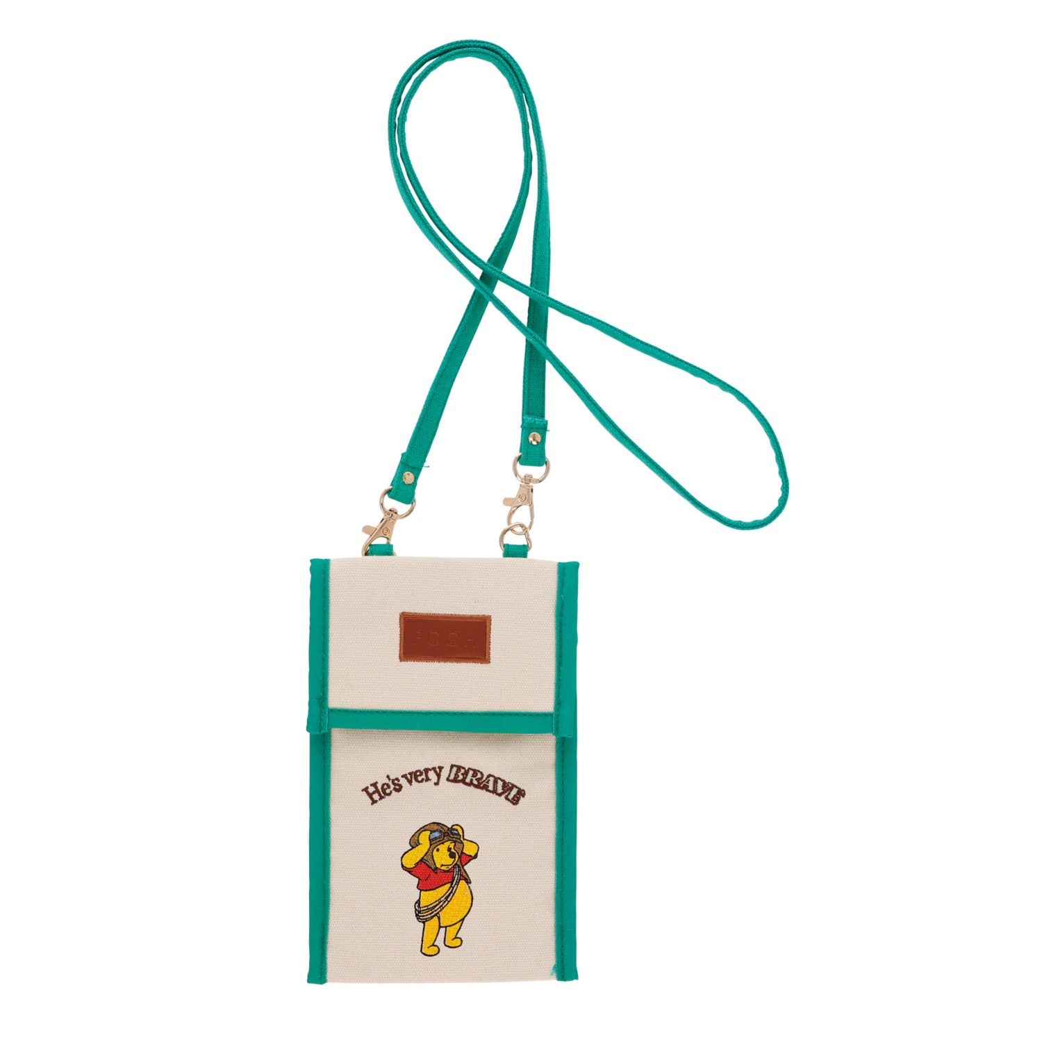 Winnie the Pooh Neck Pouch Brave Green