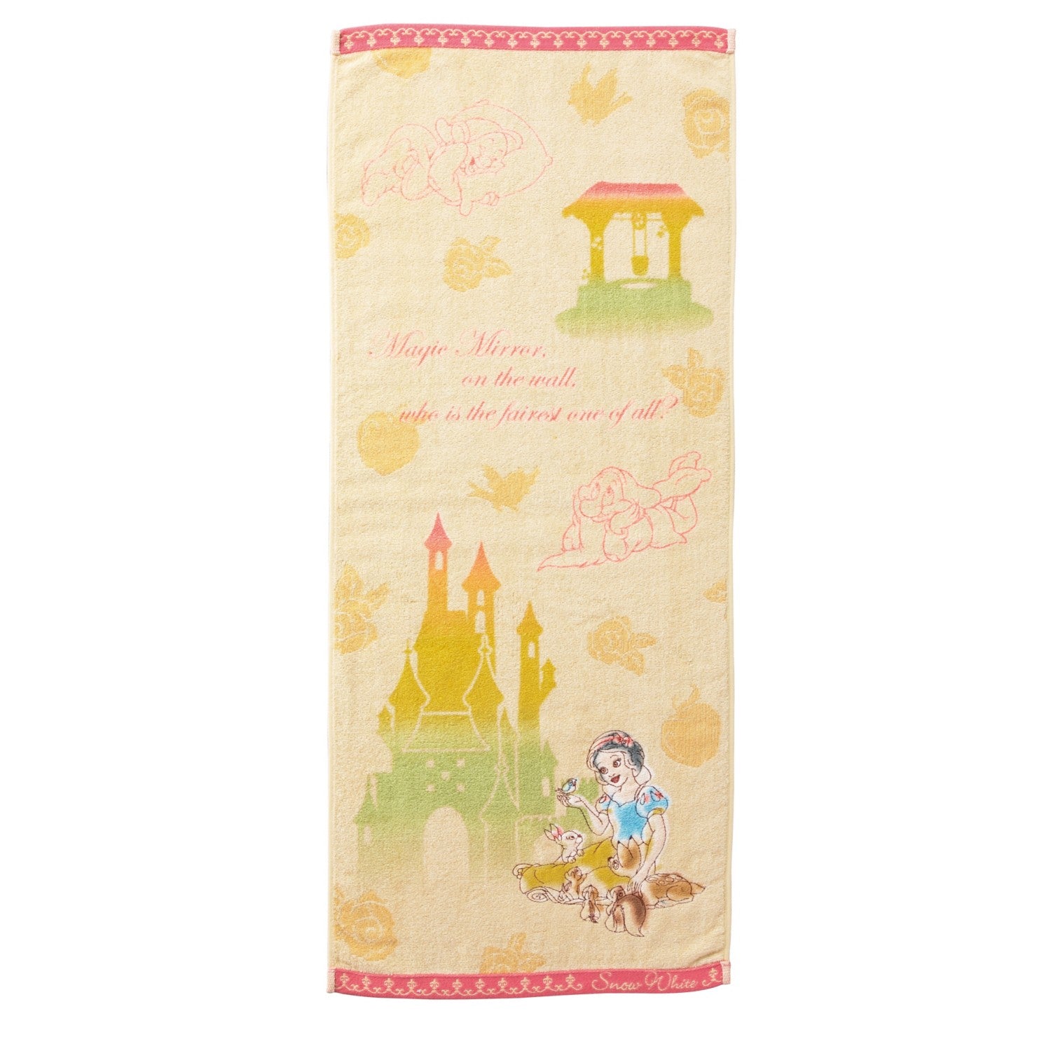 Snow White Face Towel Water Snow
