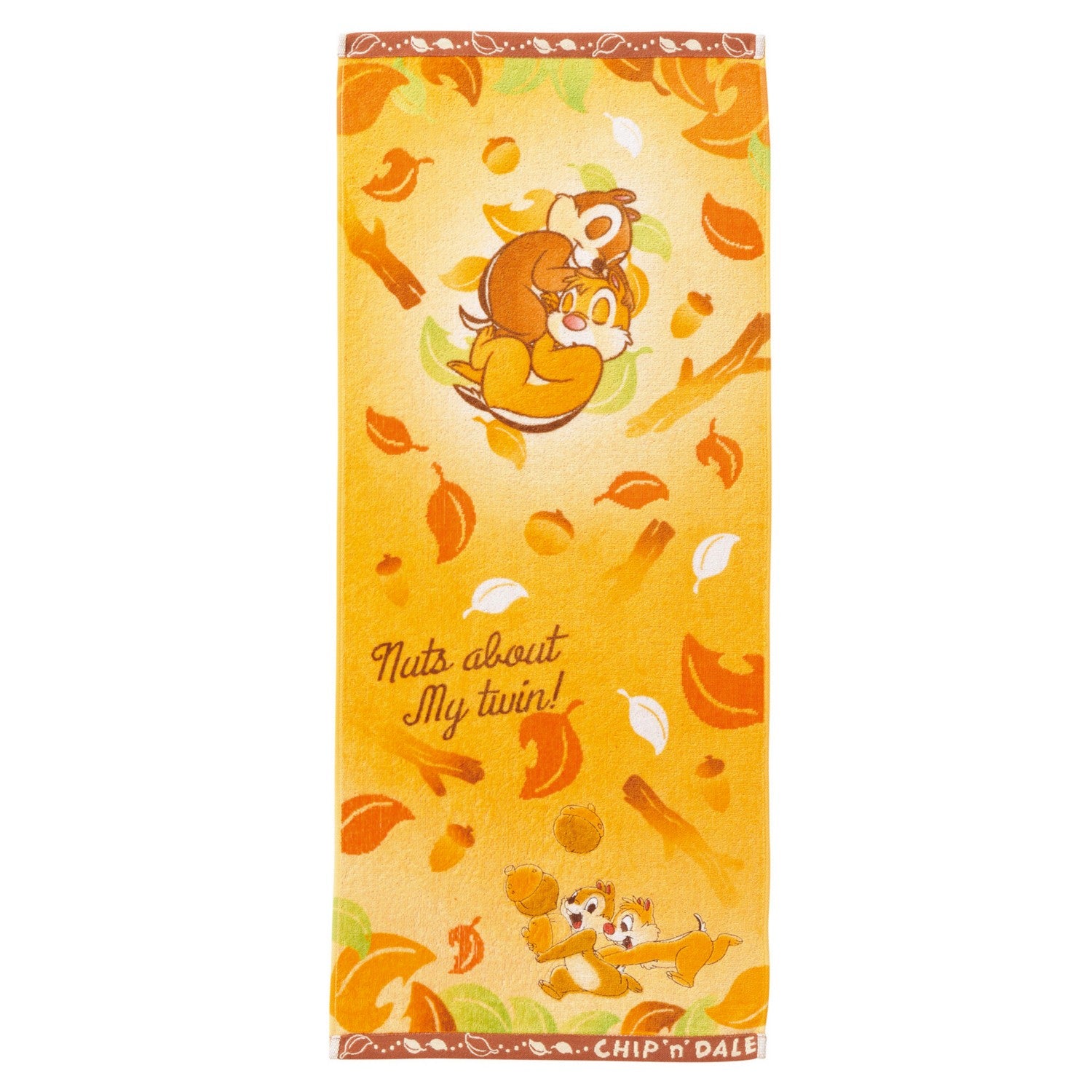 chip & dale face towel water nuts