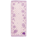 Rapunzel on the Tower Face Towel Purple Dress