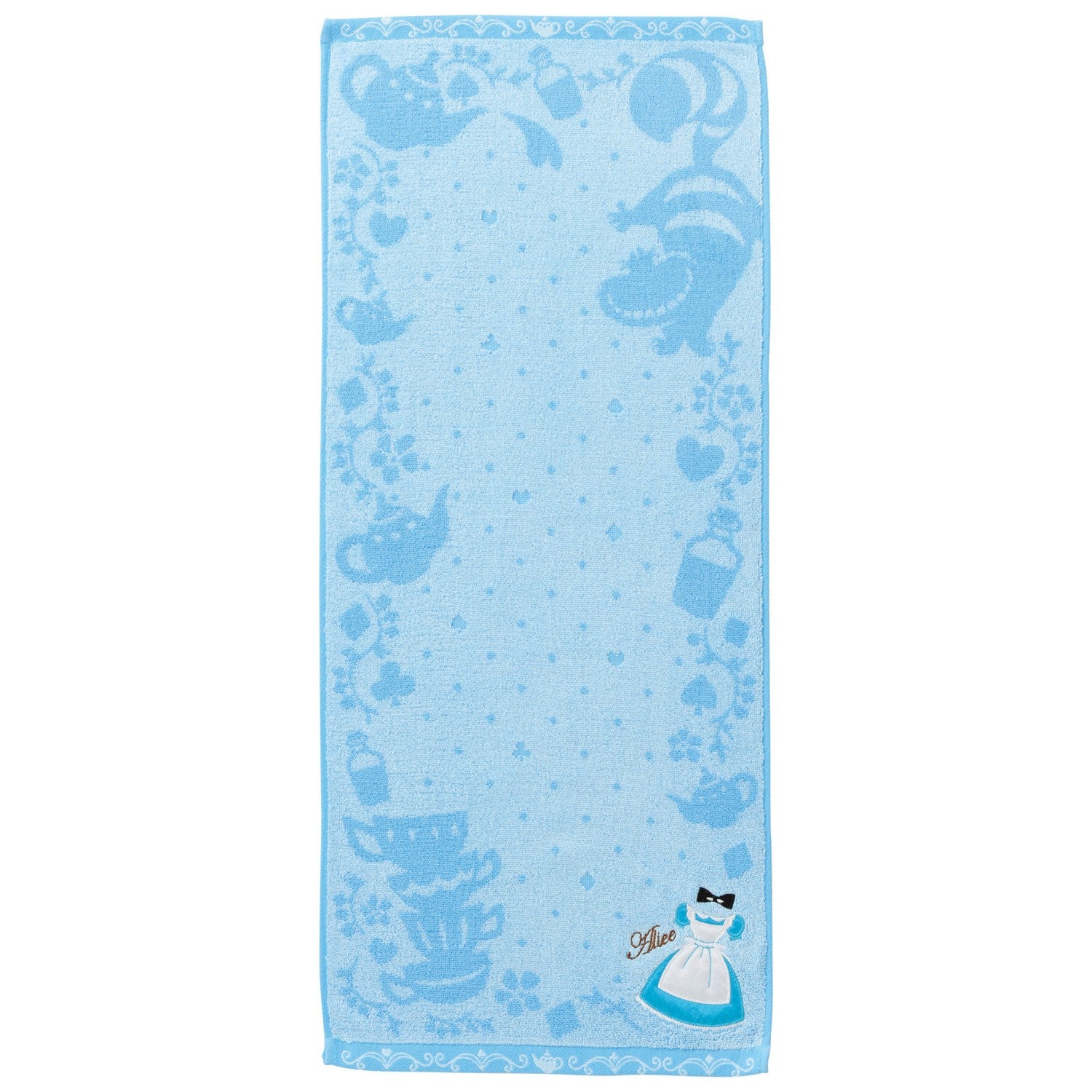 Alice in Wonderland Face Towel Wonder Blue Dress
