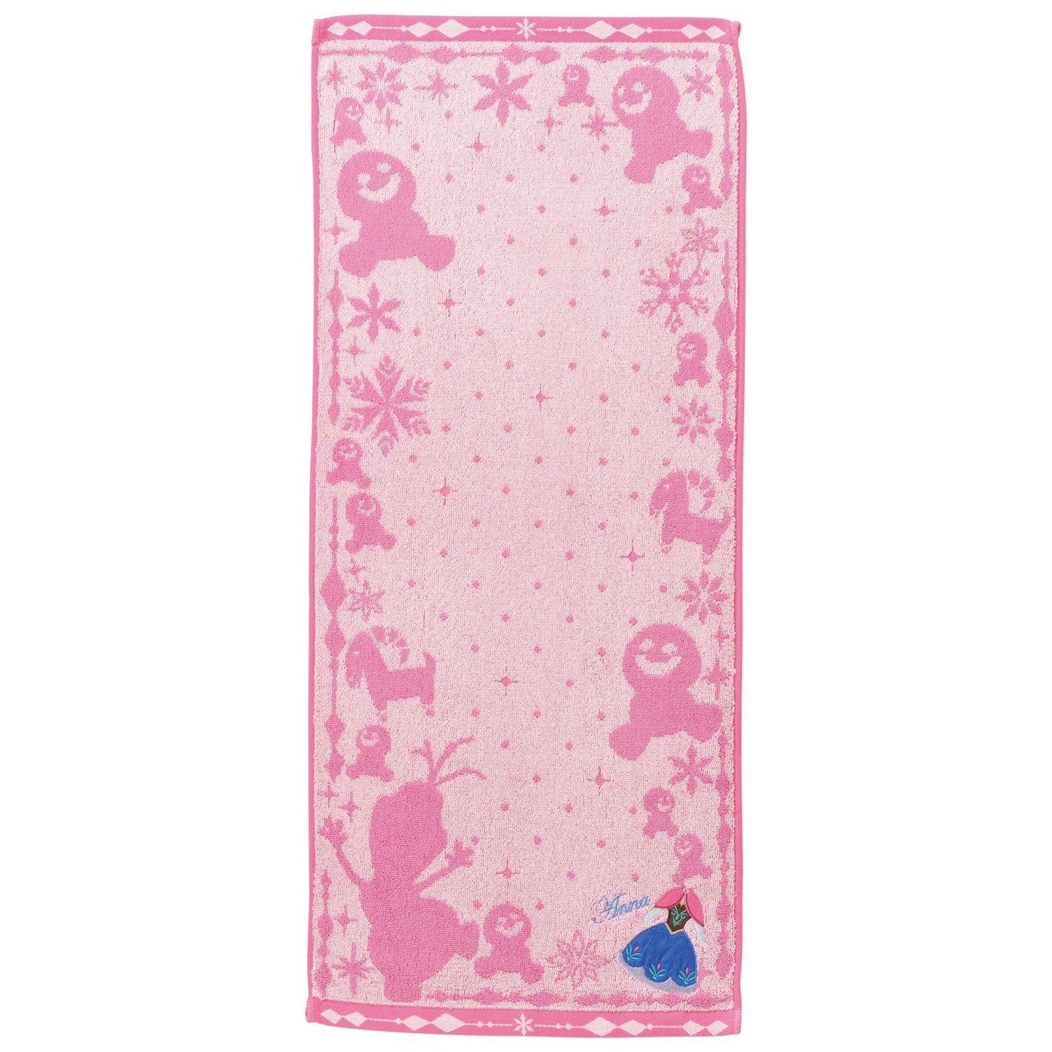Frozen Anna Face Towel Snowcloak