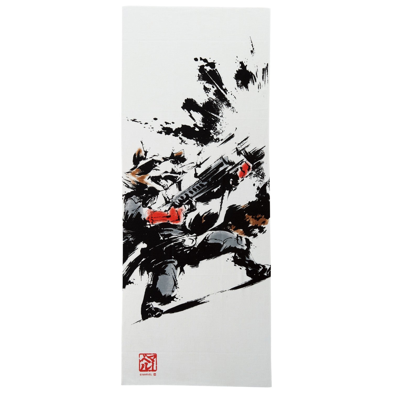 Marvel Rocket Raccoon Tenugui Sumi-e style/Rocket Raccoon