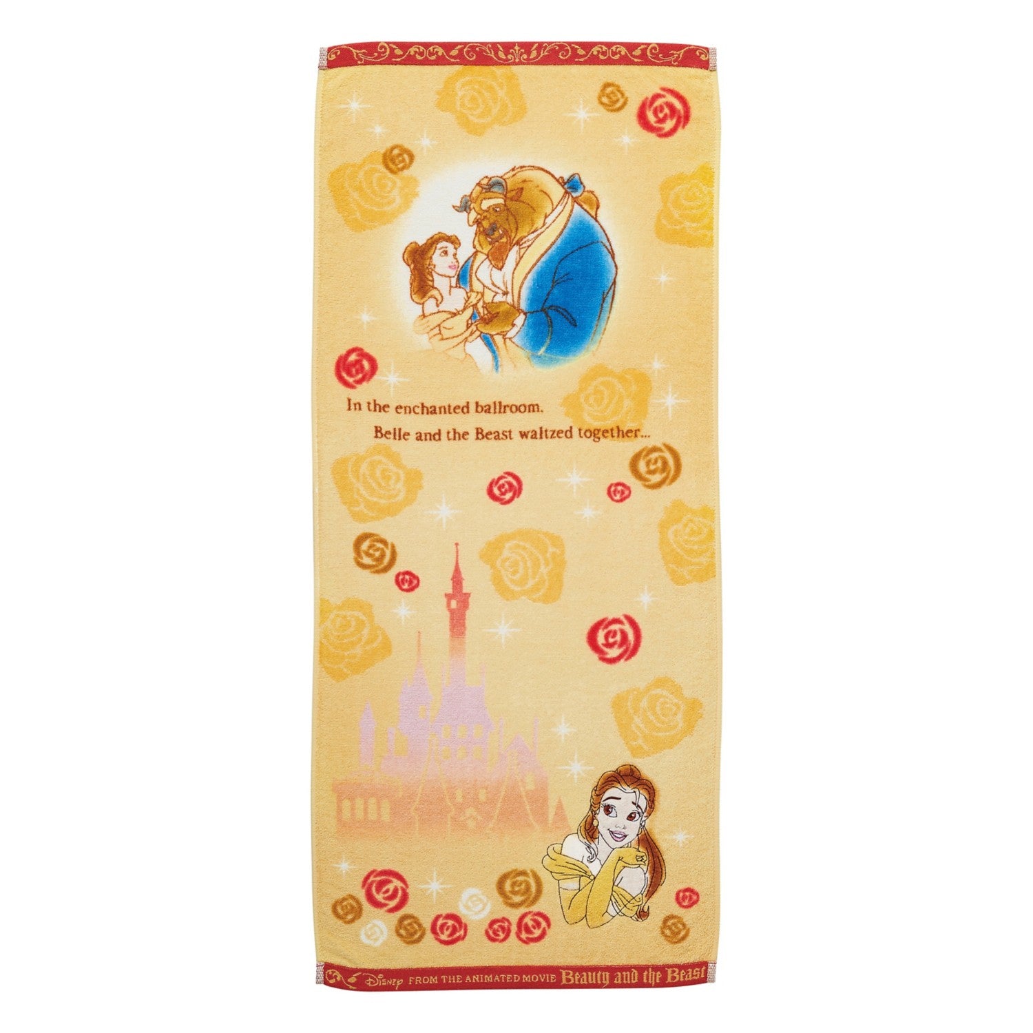 Beauty and the Beast Belle Face Towel Water/Bell