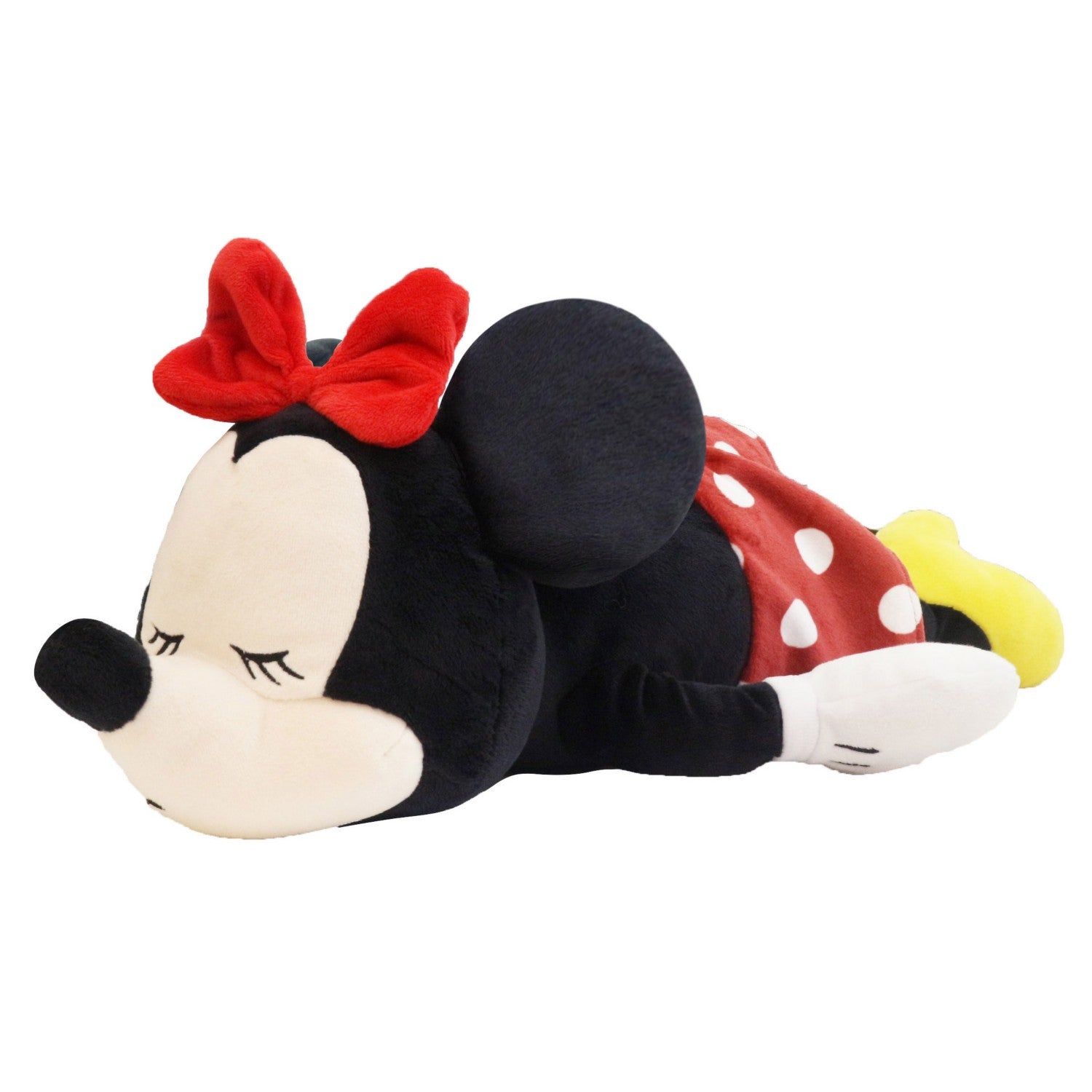 Minnie Mouse die-cut cushion sleep pink