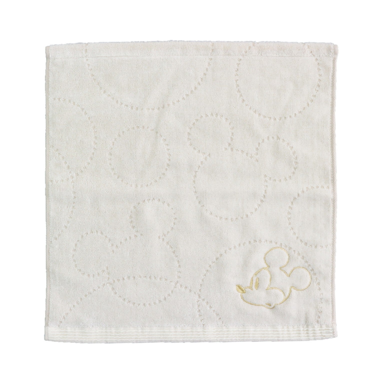 Mickey Mouse Wash Towel Simple Ivory