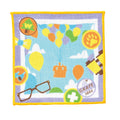 Old Man Carl and the Flying House Mame Towel Many Balloons