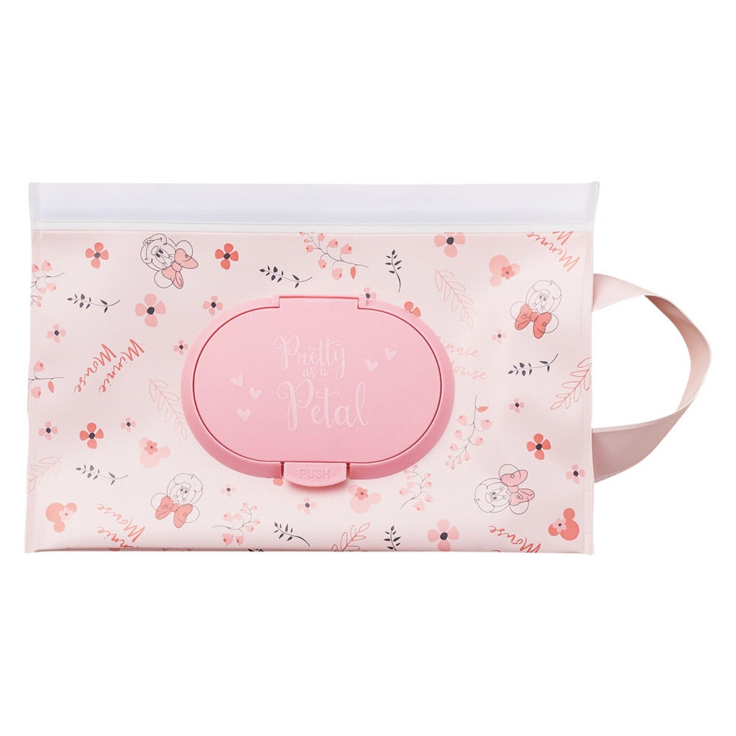 Minnie Mouse Carry Pouch with Lid Pretty Pastel
