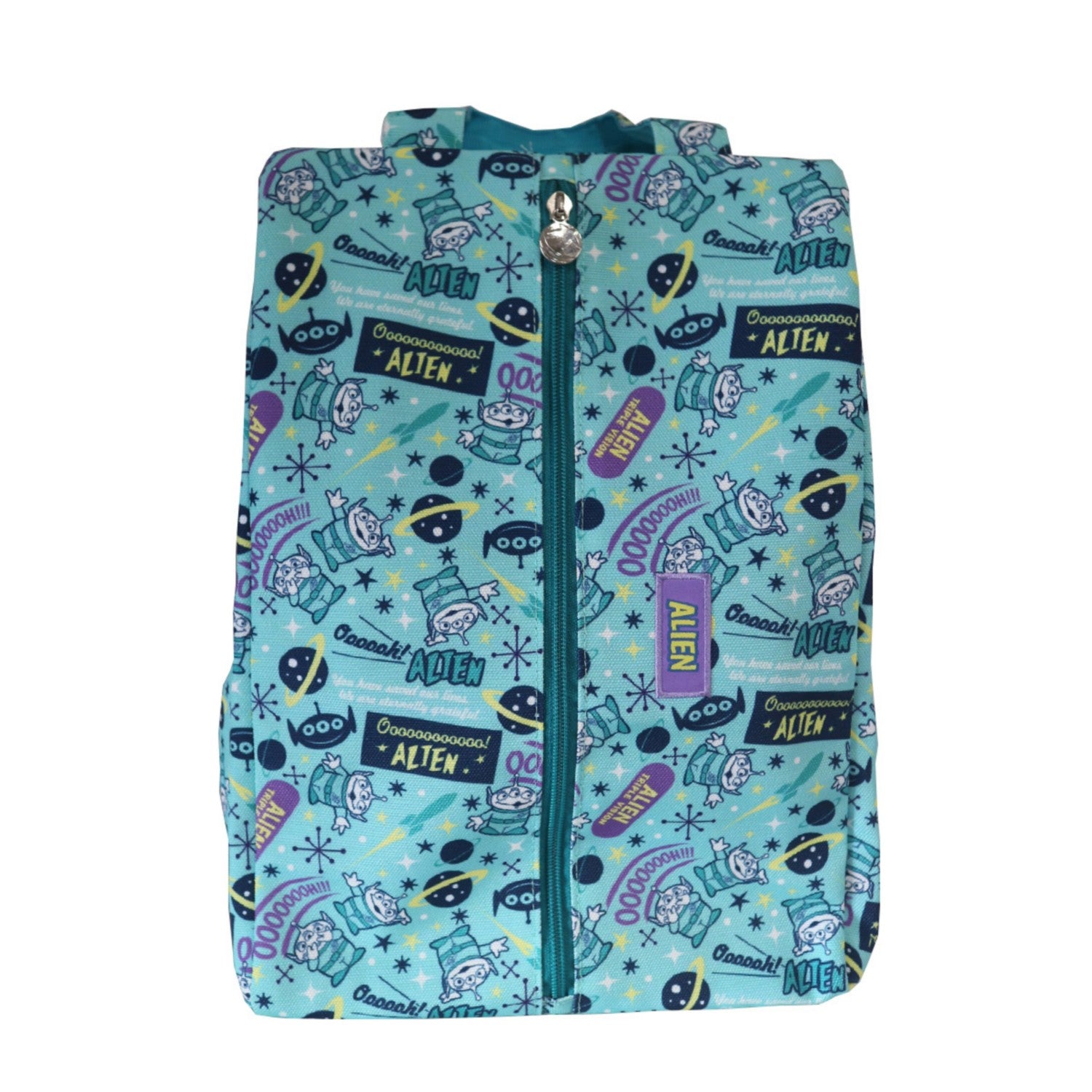 Little Green Men/Alien Shoe Bag "Green World"