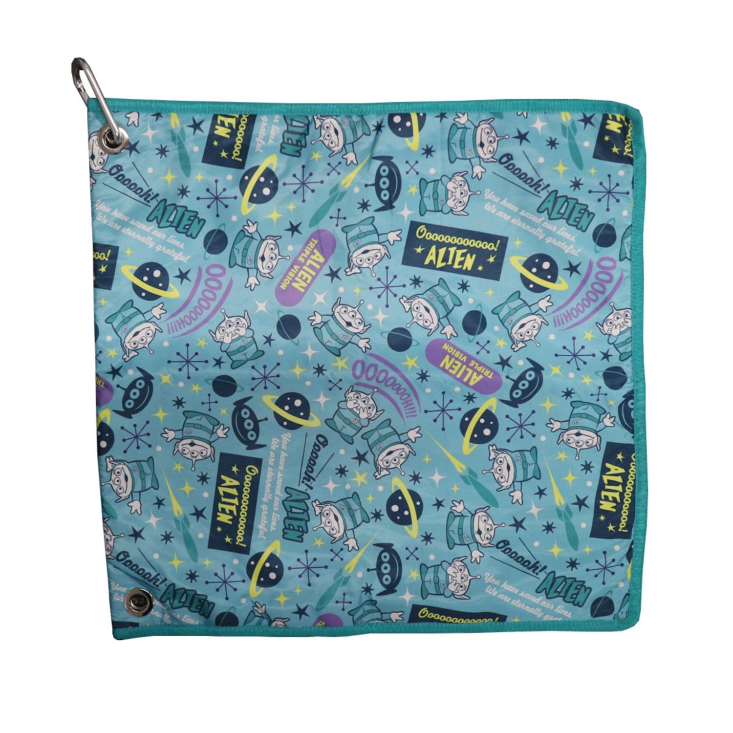 Little Green Men/Alien Rain Towel L "Green World"