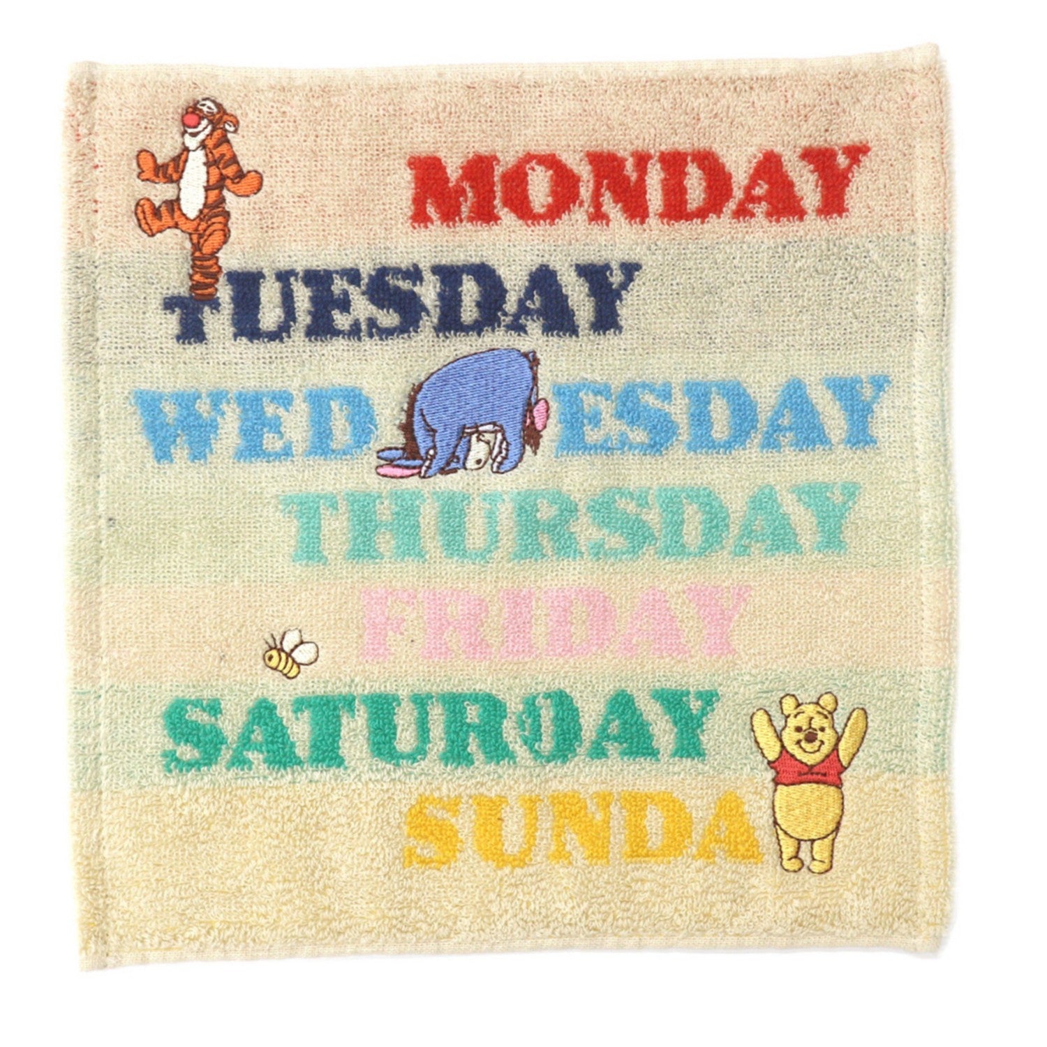 Winnie the Pooh Mini Towel Weekly