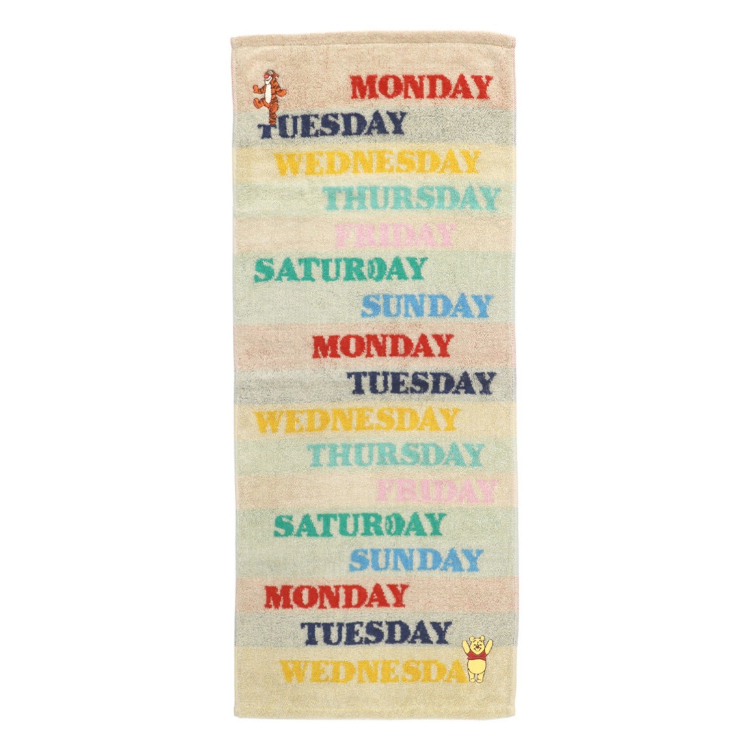 Winnie the Pooh Face Towel Weekly
