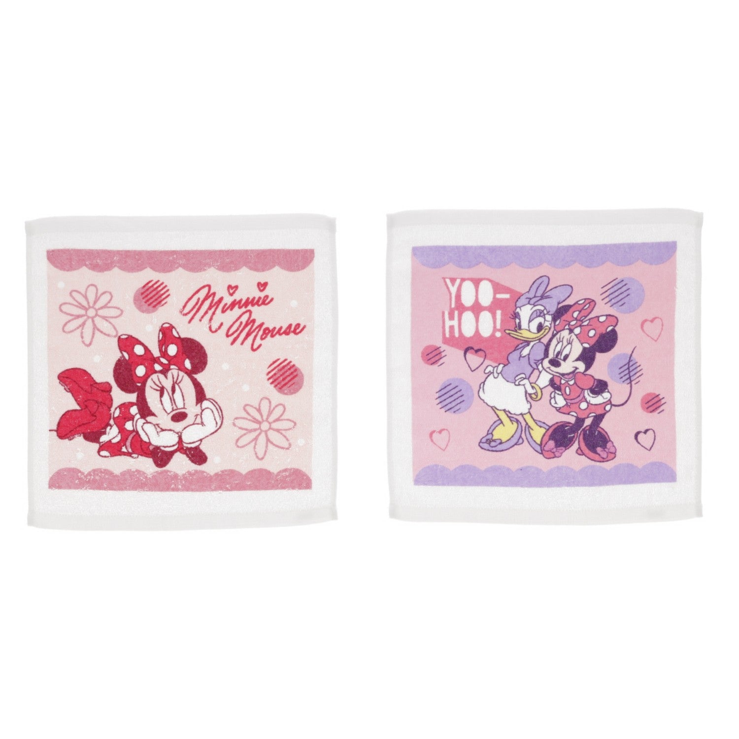 Minnie Mouse Hand Towel Set of 2 Ruffle Style