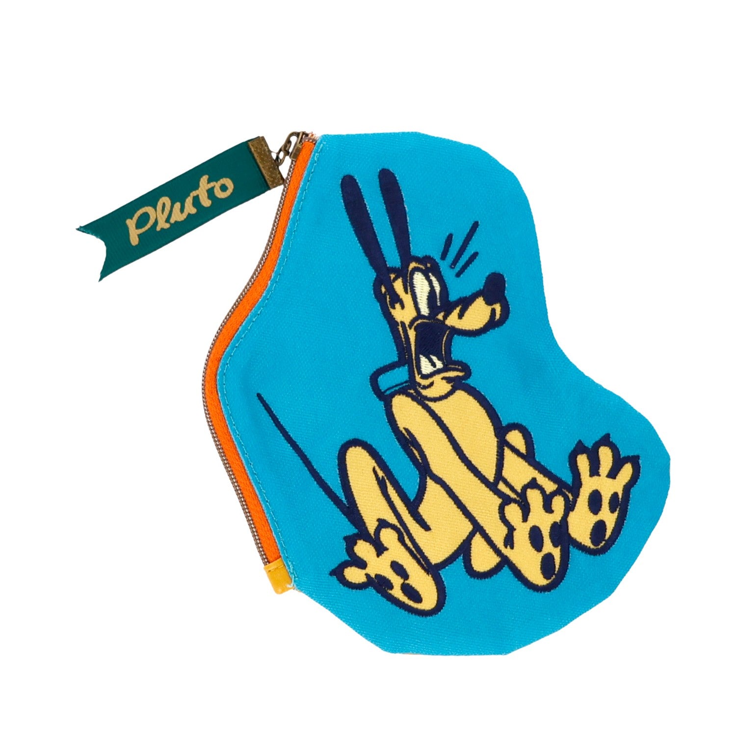 Pluto die-cut pouch emerald green cute