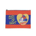 minnie mouse flat pouch modern heart