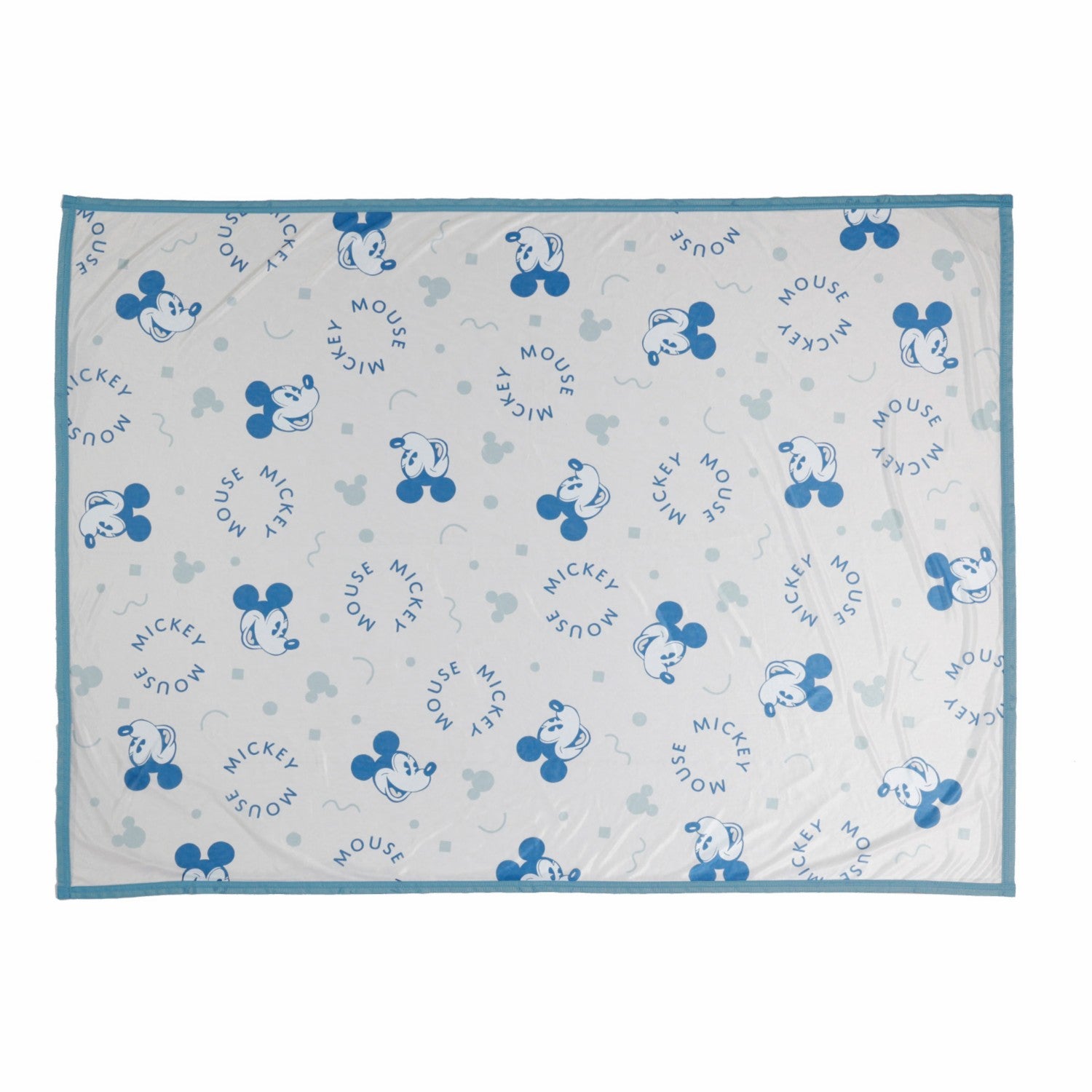 Mickey Mouse Half Blanket Round Logo