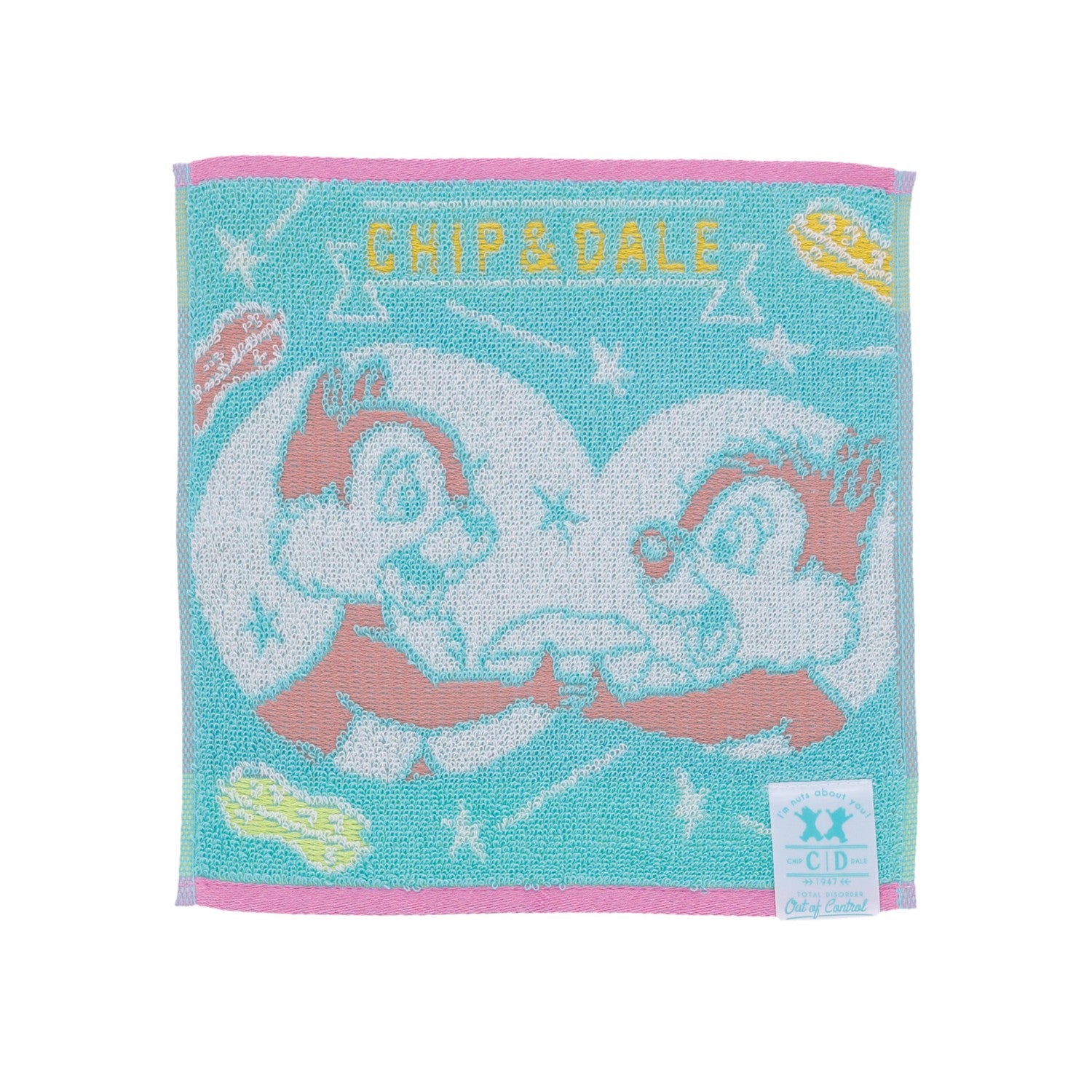 Chip & Dale Mini Towel Twins Pastel