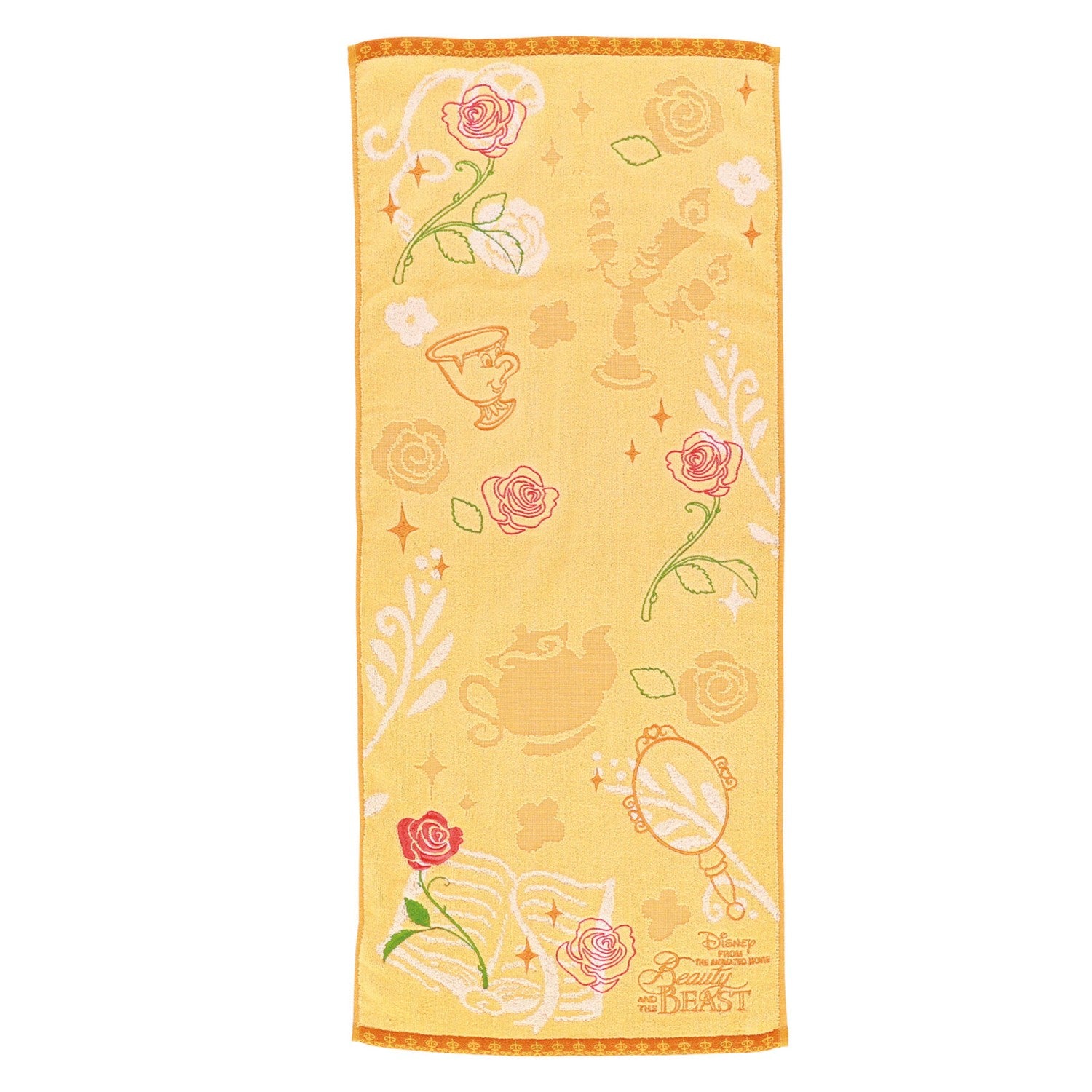 Beauty and the Beast Face Towel Iconic Rose