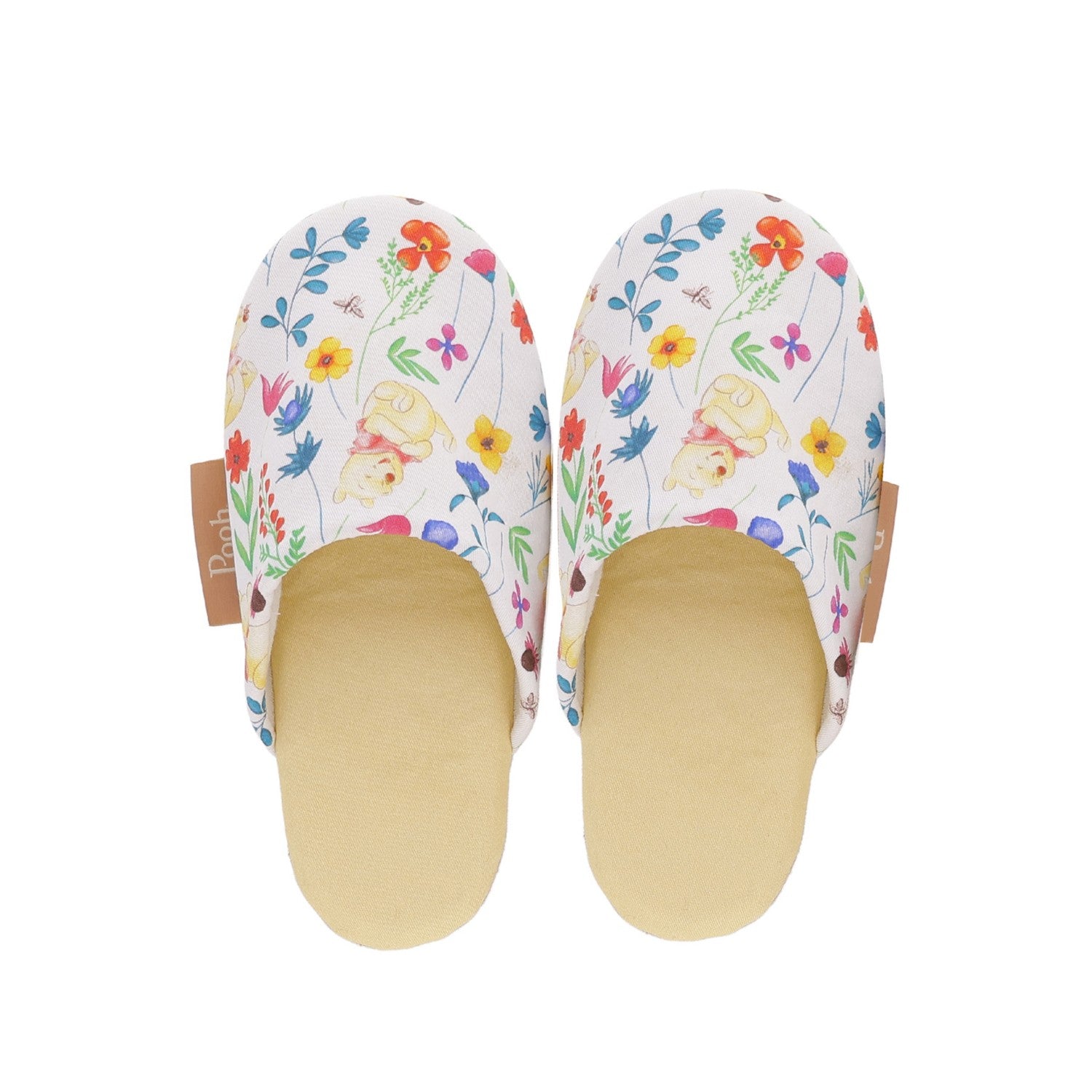 Winnie the Pooh Slippers Happiness Flower Day