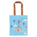 Old Man Carl's Flying House Tote Bag Purple Grape