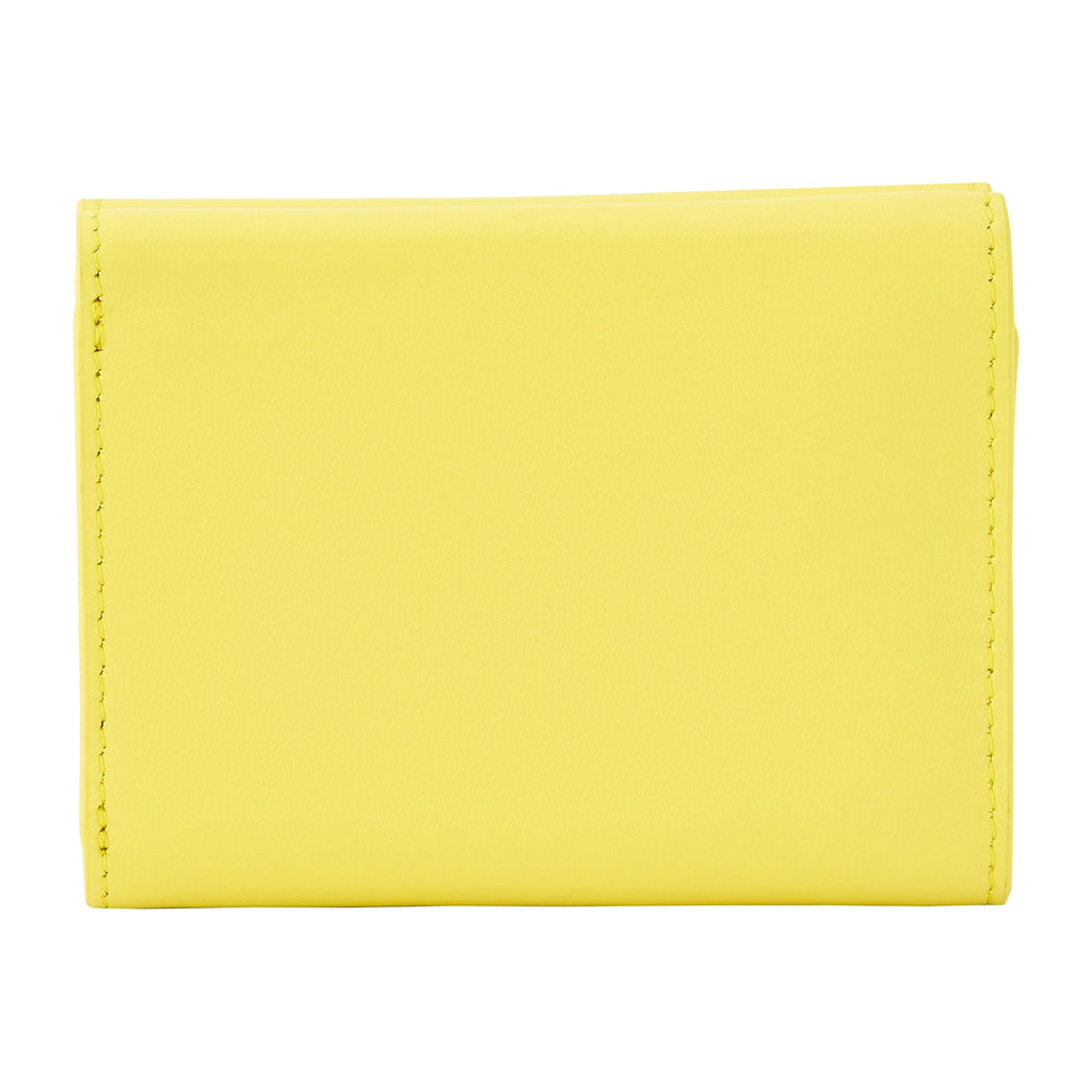 Genuine leather tri-fold wallet Pikachu