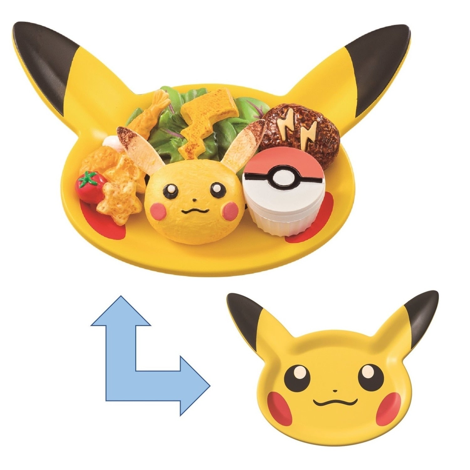 Authentic Pokémon Cafe Menu collectible, featuring Pikachu plate from Japan