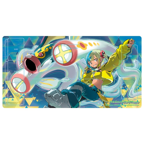 Pokemon Card Game Rubber Playmat Canary & Mega Civildon