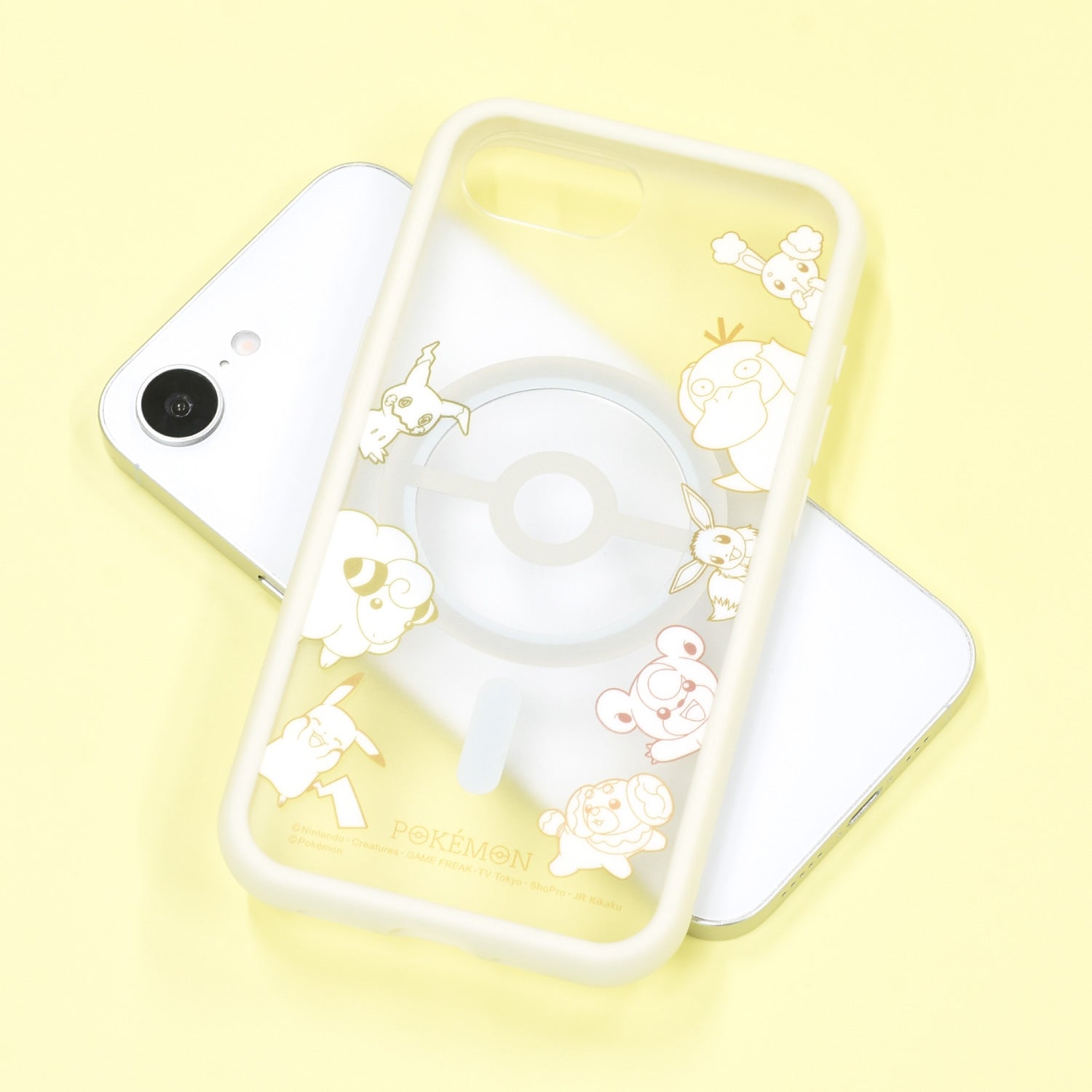 IIIIfit iPhone16e MagSafe compatible plump frame case ivory