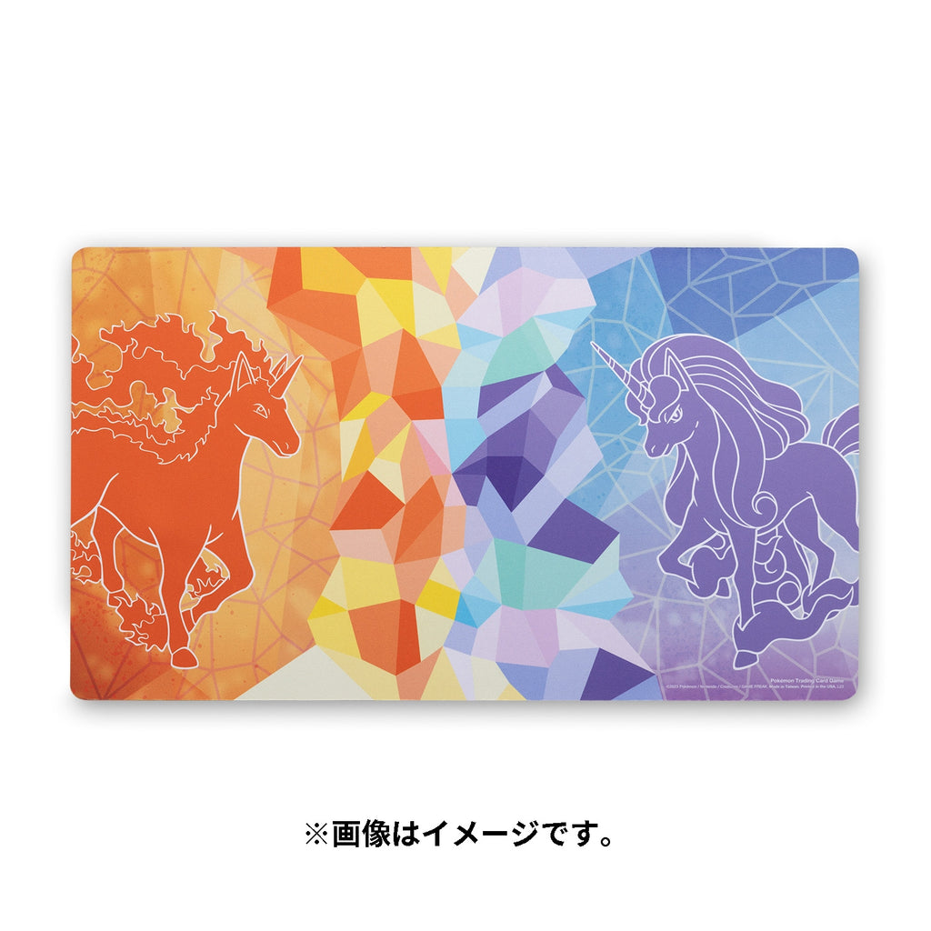 Pokémon TCG Playmat – Rapidash Flames & Fairies | Japan Exclusive