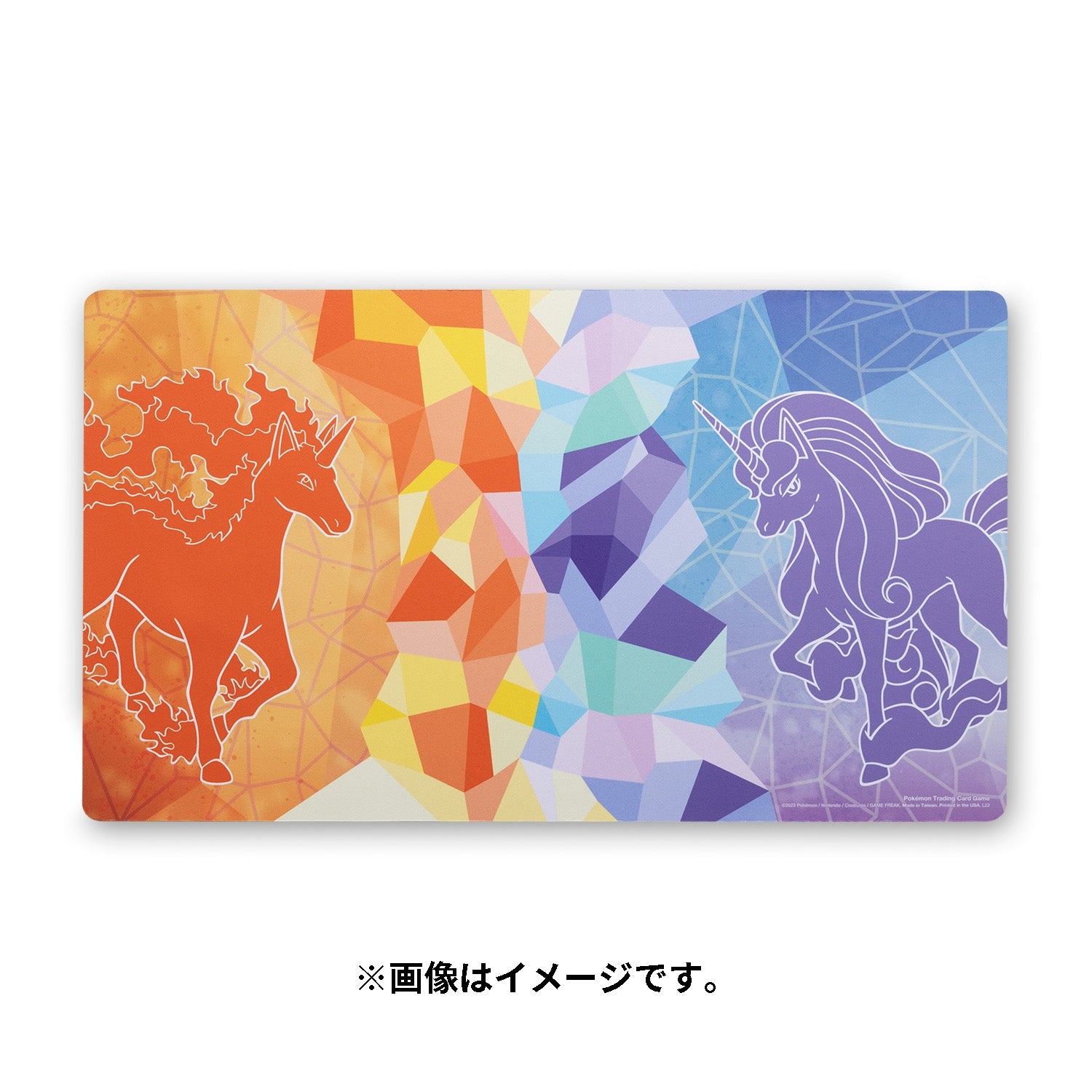 Pokémon TCG Playmat – Rapidash Flames & Fairies | Japan Exclusive