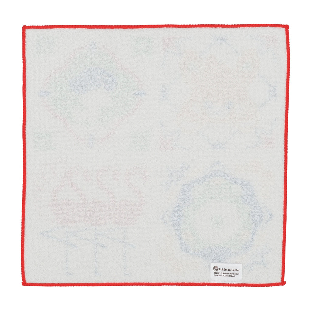 Authentic Japanese Pokemon hand towel Paldea tile red, made with high-quality materials from Japan