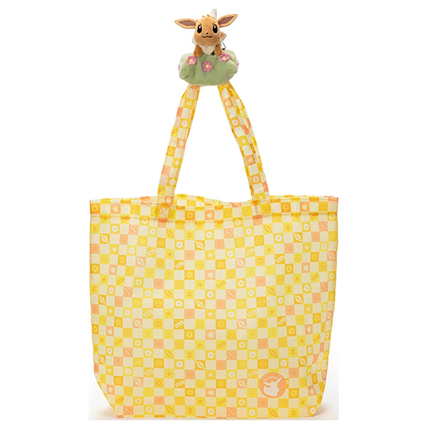 Authentic Eevee eco bag from Japan, with JAN code and size details
