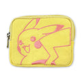 Slim mini pouch with carabiner color logo Pikachu