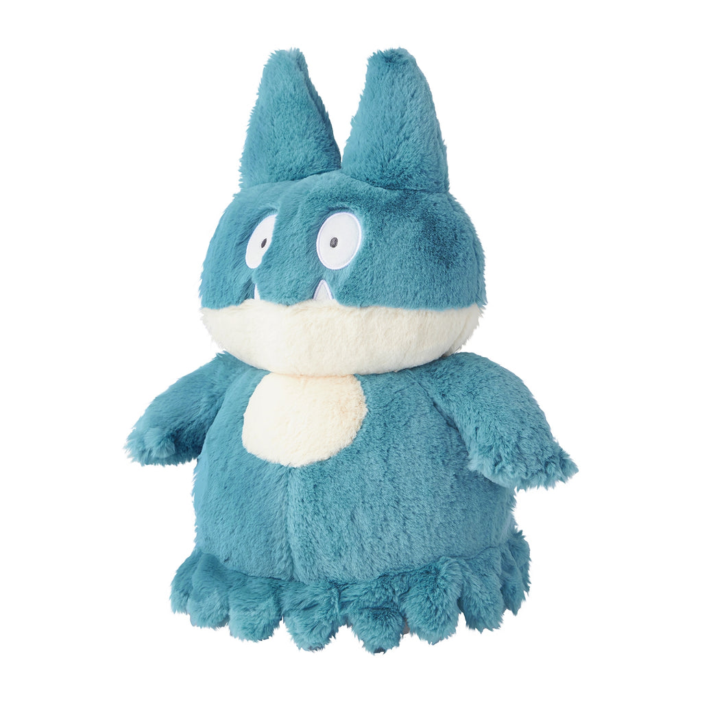 Fluffy Gombe stuffed animal with Pokemon logo from Japan