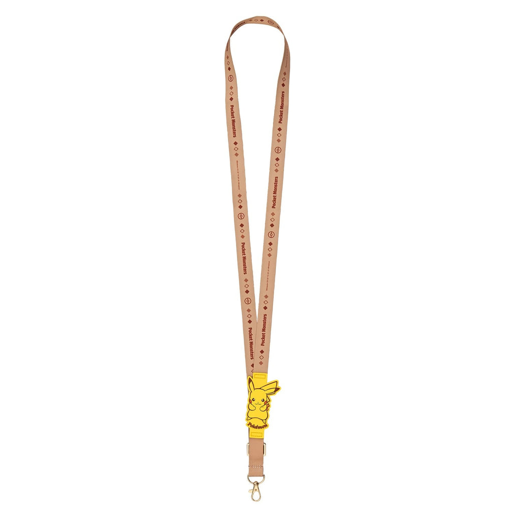 Shoulder strap Pikachu with rubber parts