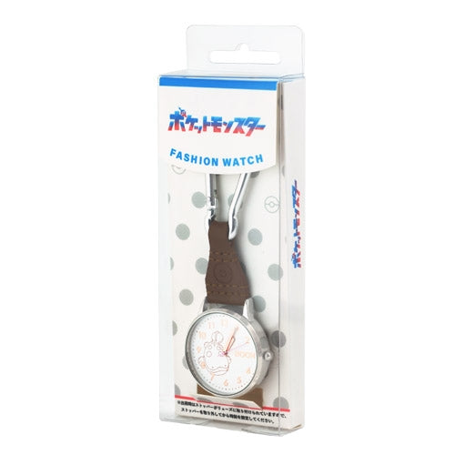 Close-up of Clodsire carabiner watch, Poison/Ground-type Pokemon from Japan