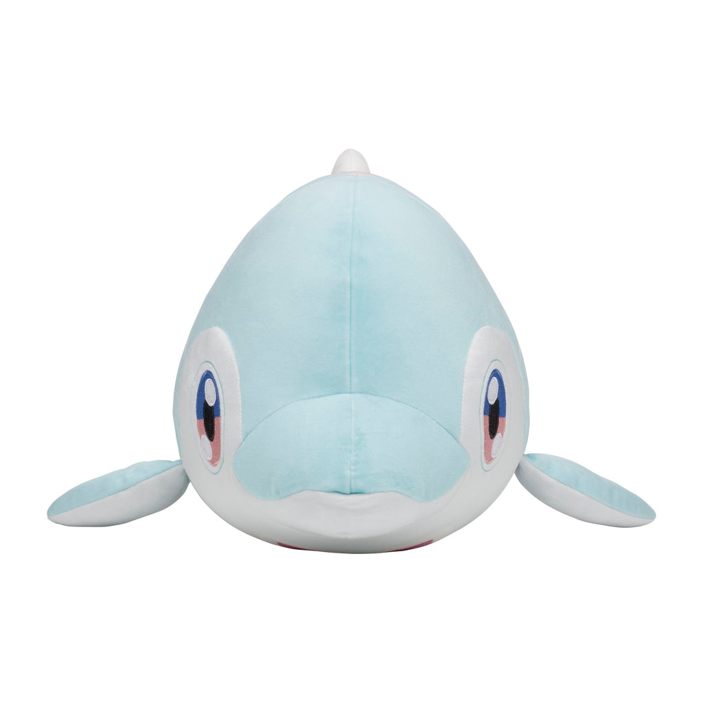 Authentic Japanese Mocchirich Plush Dolphin Man, detailed plushie with vibrant colors
