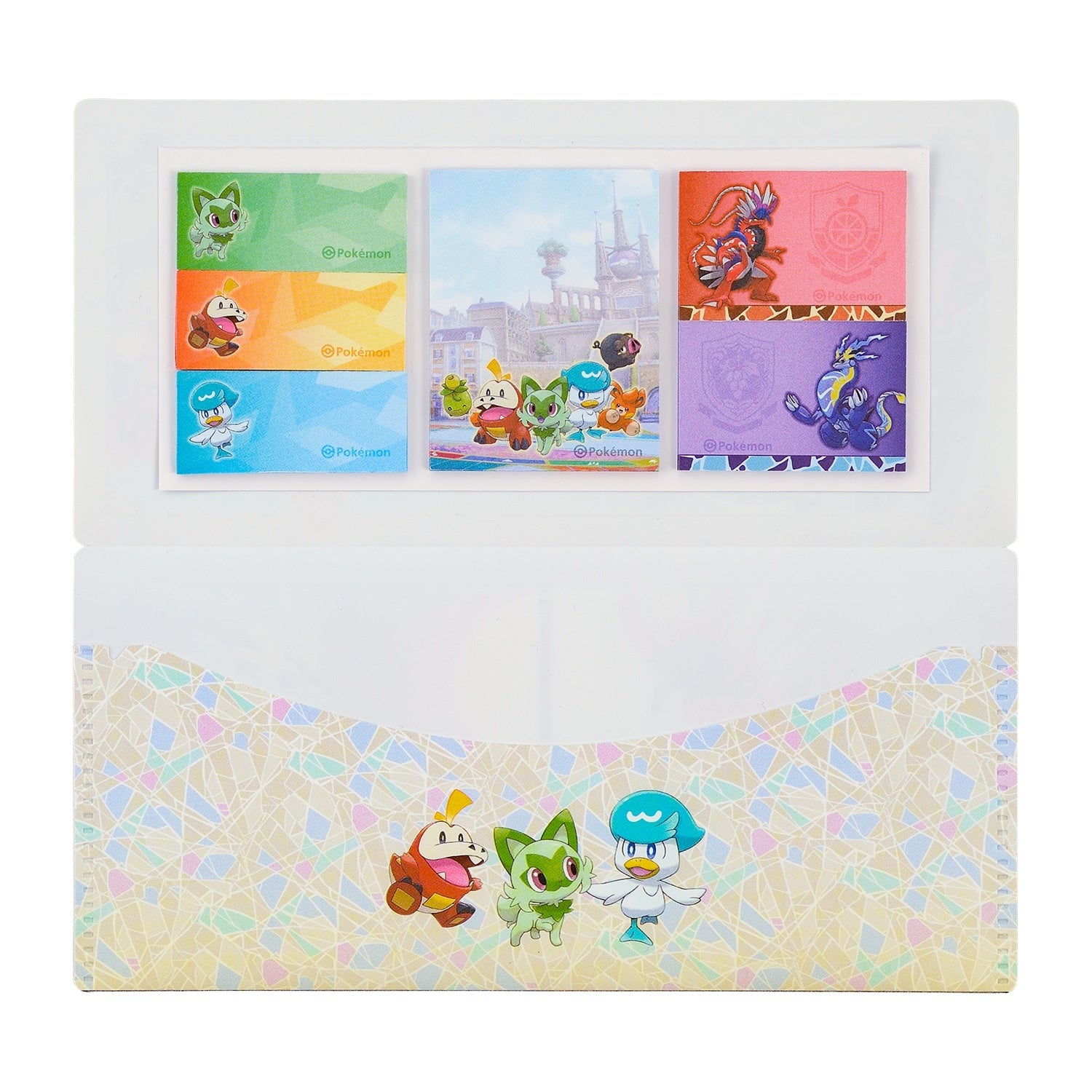 Authentic Japanese Pokemon Sticky Set with Case Scarlet Violet, ships from Japan with competitive pricing