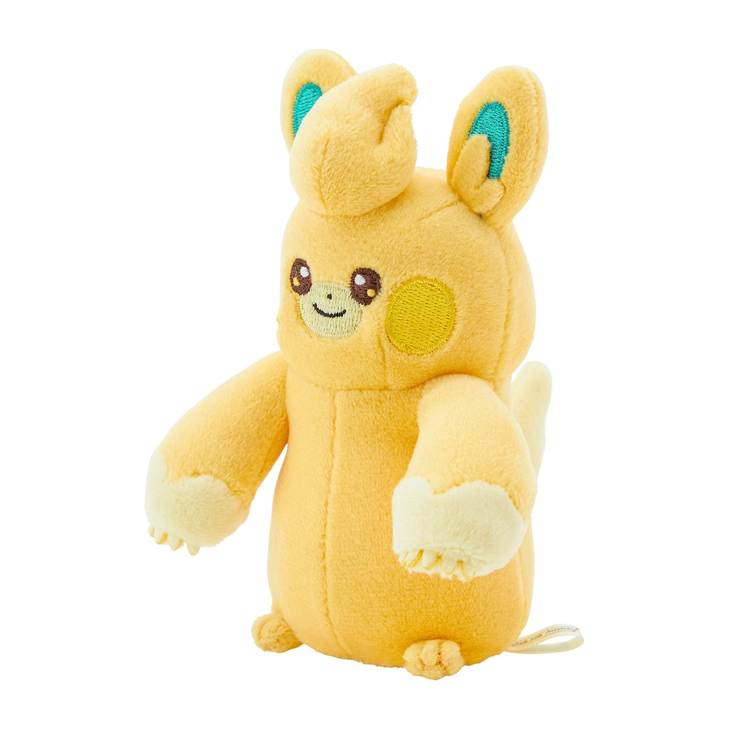 Chewy hand-stuffed PAMO NO MURE plushie with soft texture from Japan