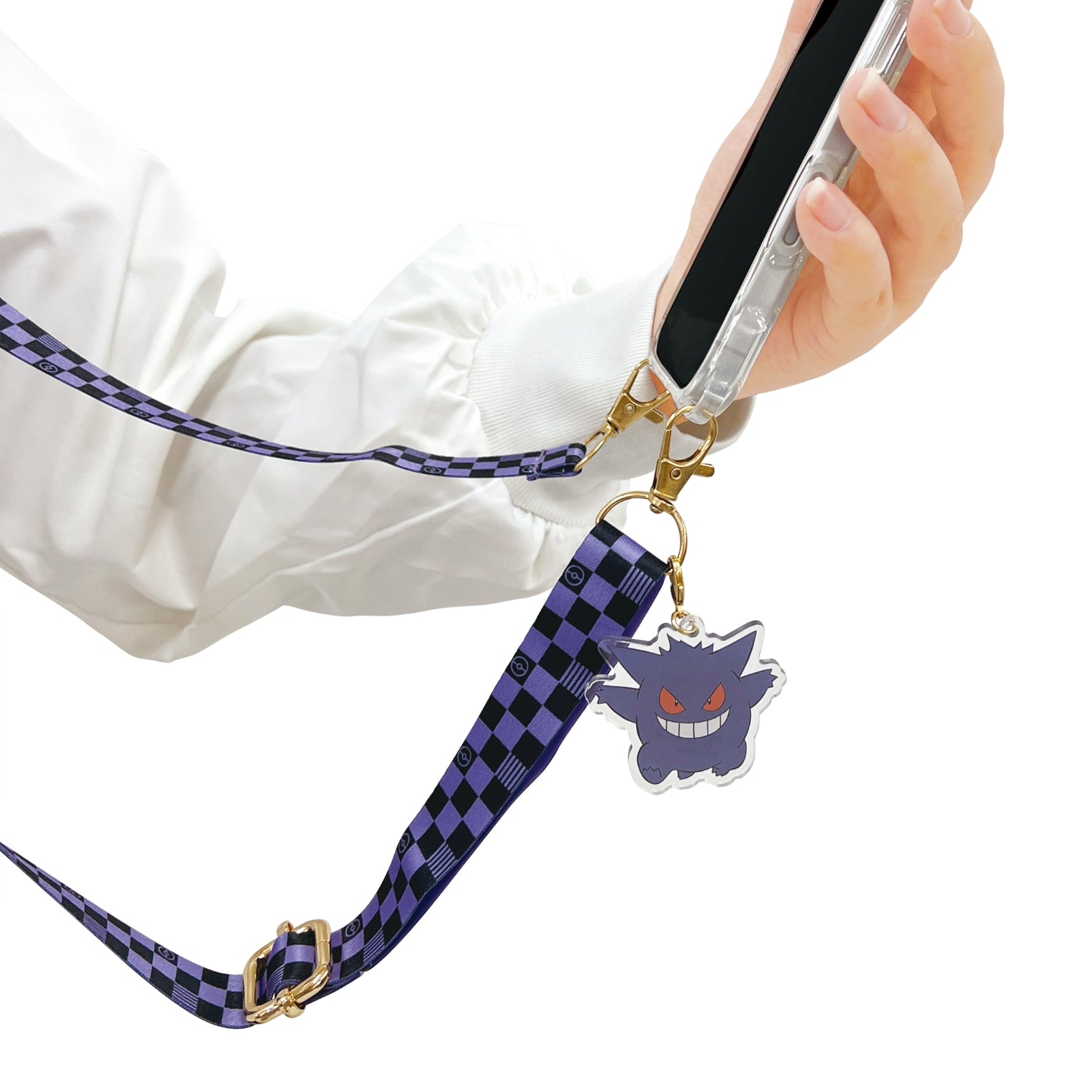 Japanese pattern shoulder strap Gengar