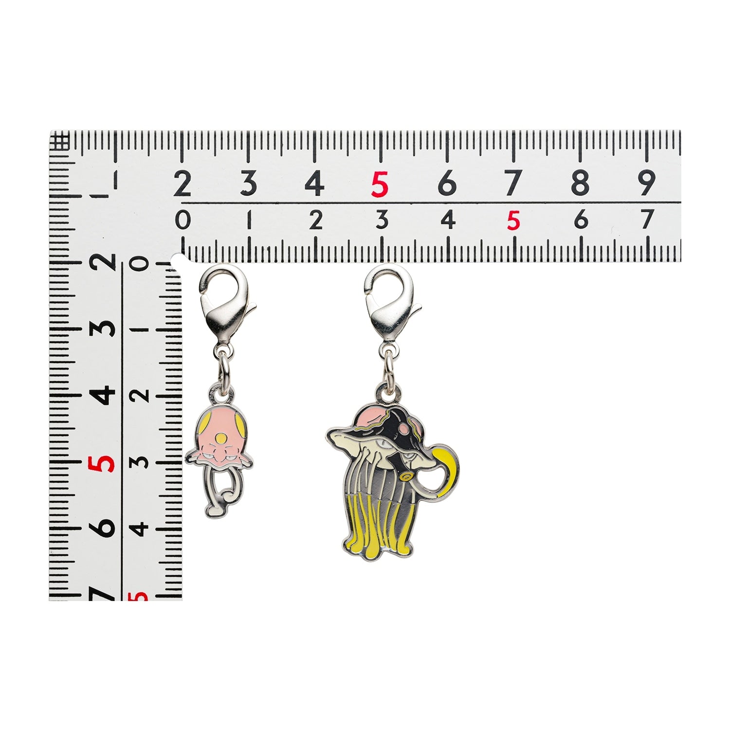 Authentic Pokemon Metal Charm from Japan, showcasing official Pokemon Center Japan logo and quality construction