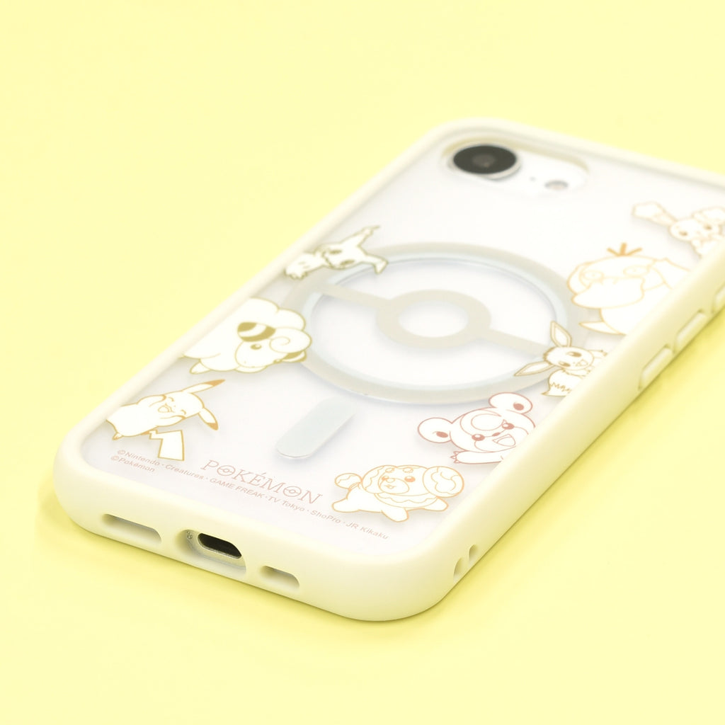 IIIIfit iPhone16e MagSafe compatible plump frame case ivory