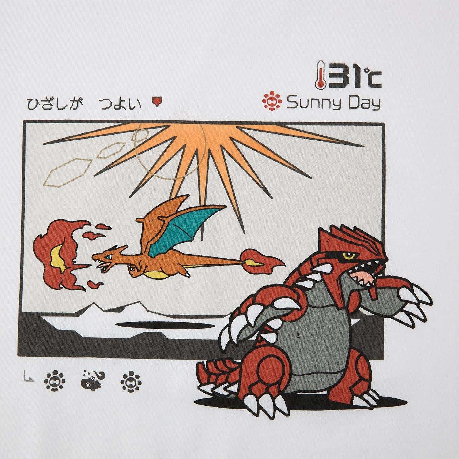 T-shirt OTENKI TEAM Groudon and Charizard M/L