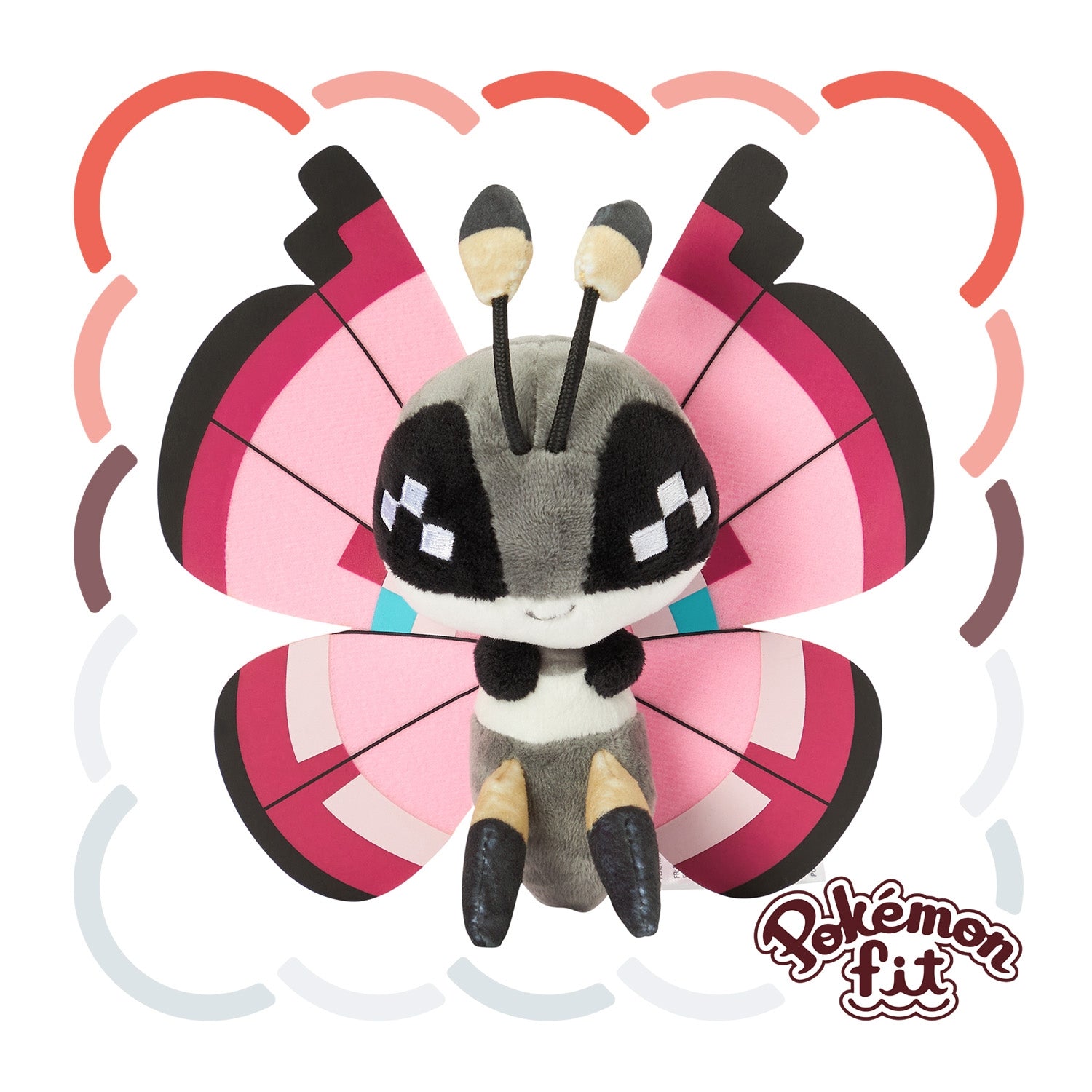 Pokémon fit Vivillon (Garden Pattern) #666 Official Plush