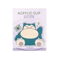 Die-cut acrylic clip/Snorlax