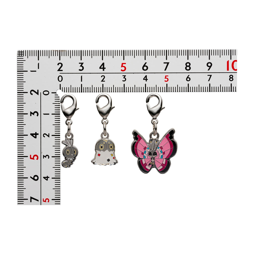 Pokemon Metal Charms #665, #666 from Japan, compact design