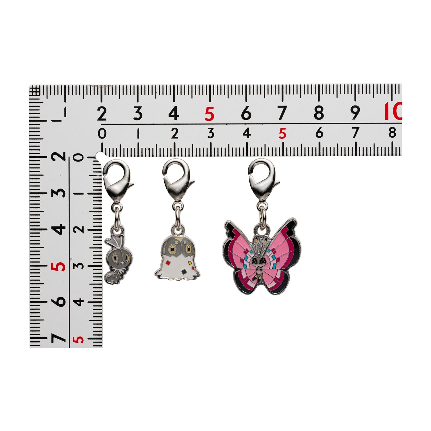 Pokemon Metal Charms #665, #666 from Japan, compact design